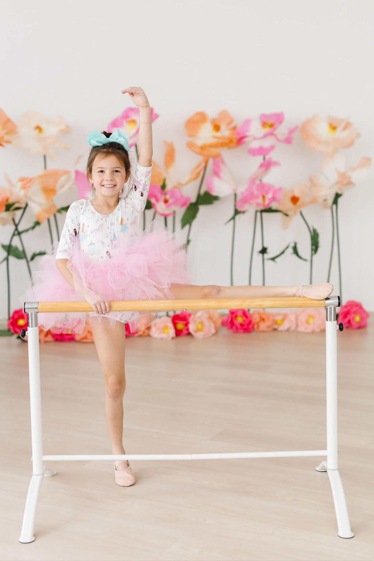 Fairy Princess 3/4 Sleeve Tutu Leotard 2
