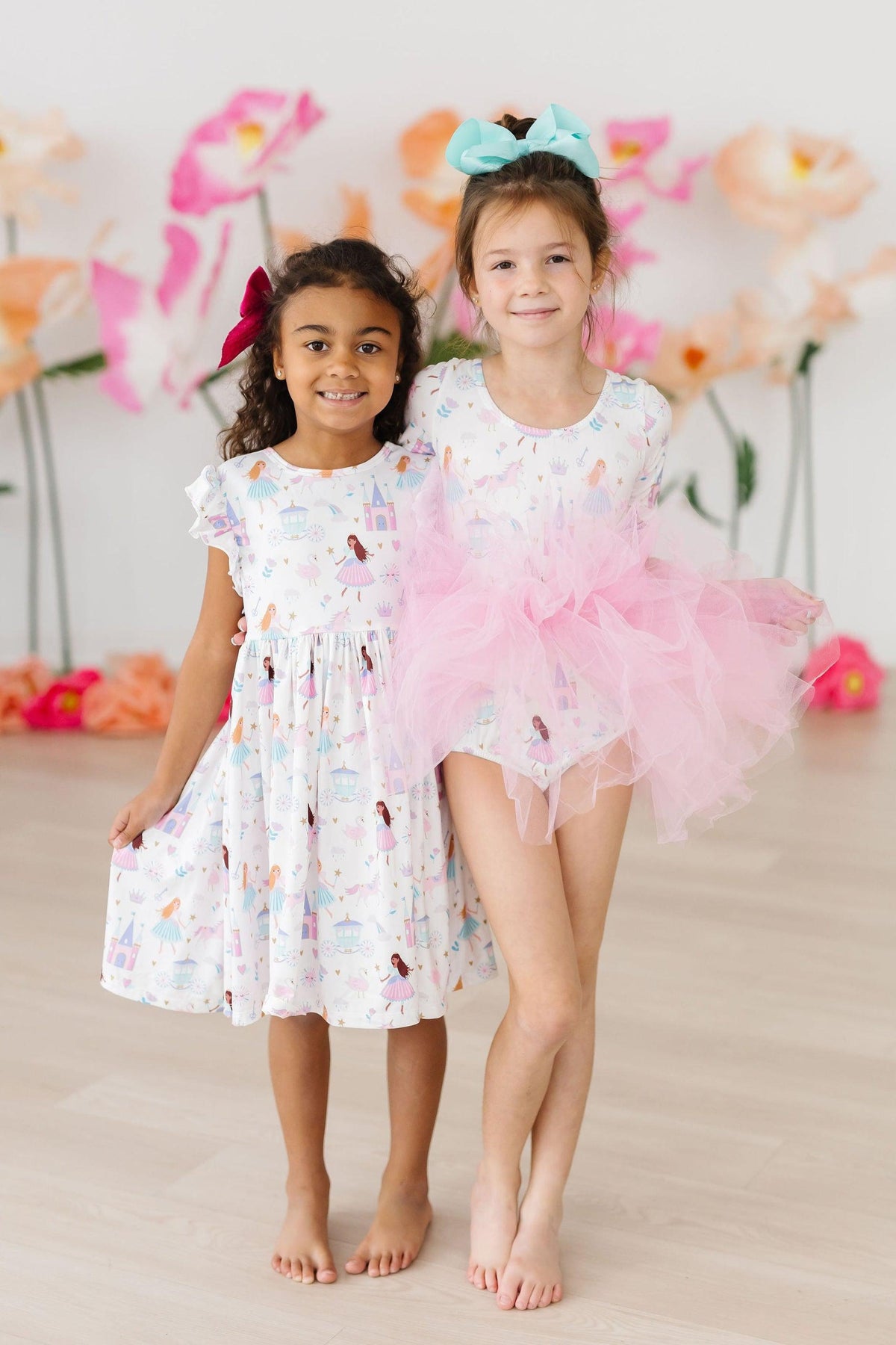 Fairy Princess 3/4 Sleeve Tutu Leotard 3