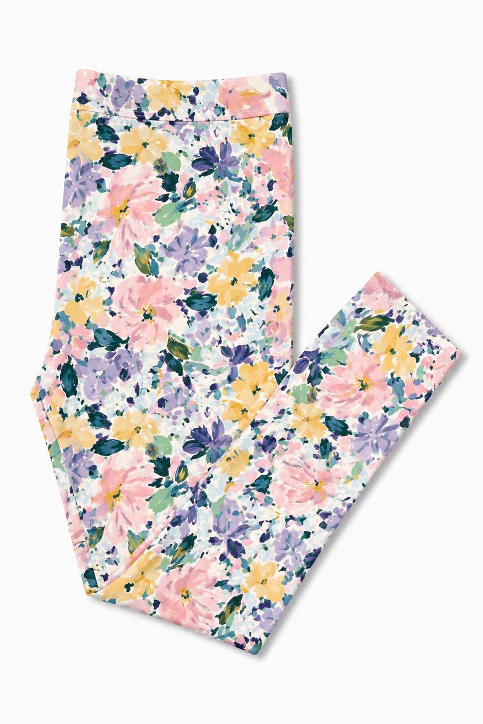 Fall Floral Leggings 1