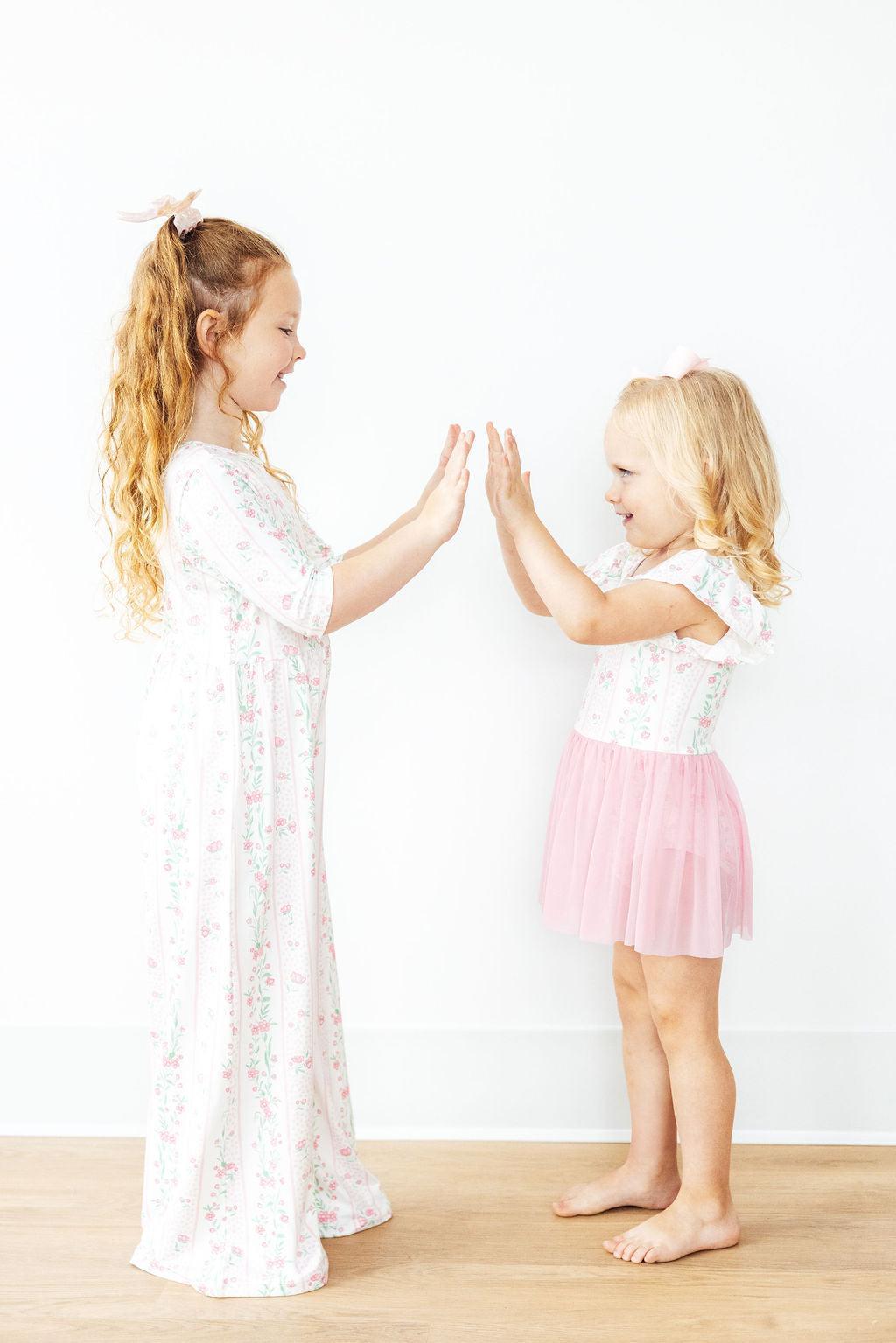 Fancy Florals S/S Twirl Leotard 3