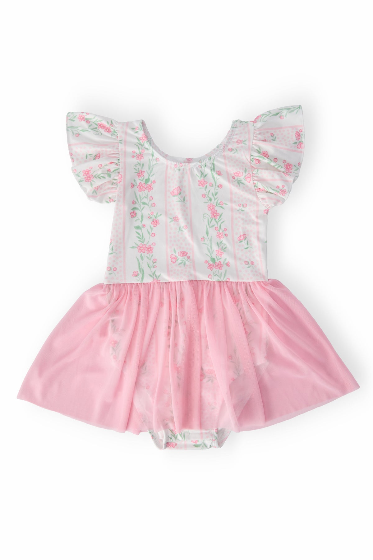 Fancy Florals S/S Twirl Leotard 1