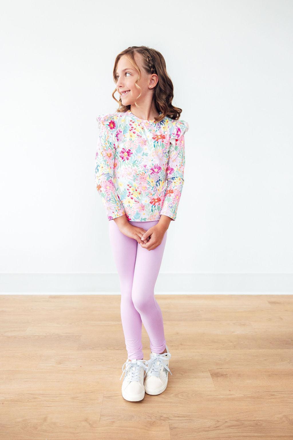 Field of Flowers L/S Ruffle Tee 2