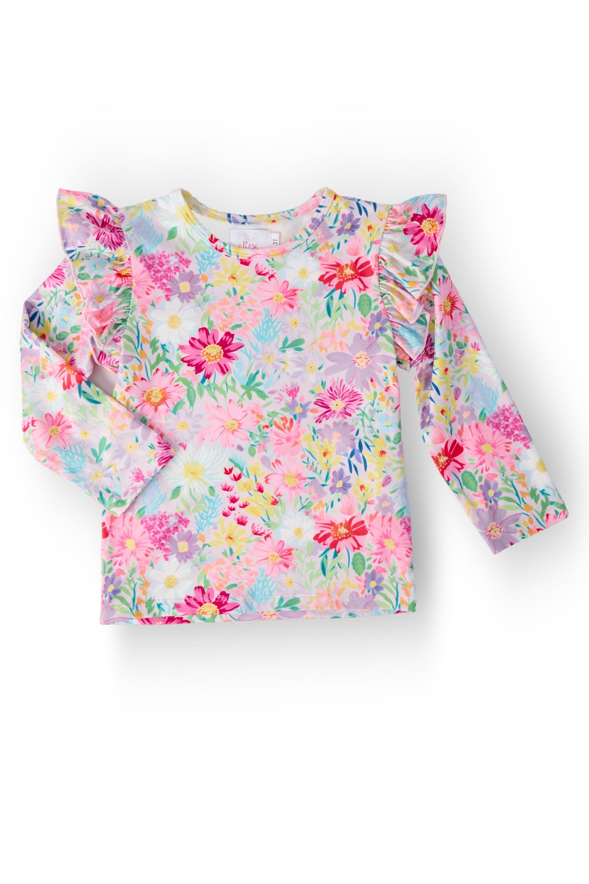 Field of Flowers L/S Ruffle Tee 1