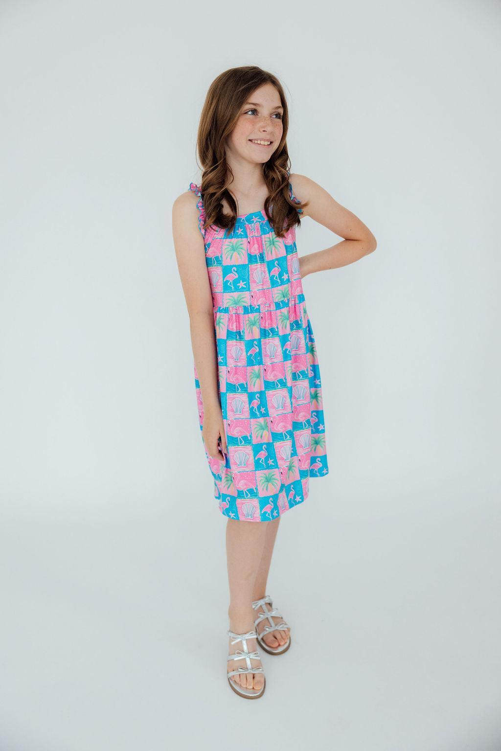 Flock Star Ruffle Cross Back Dress 4