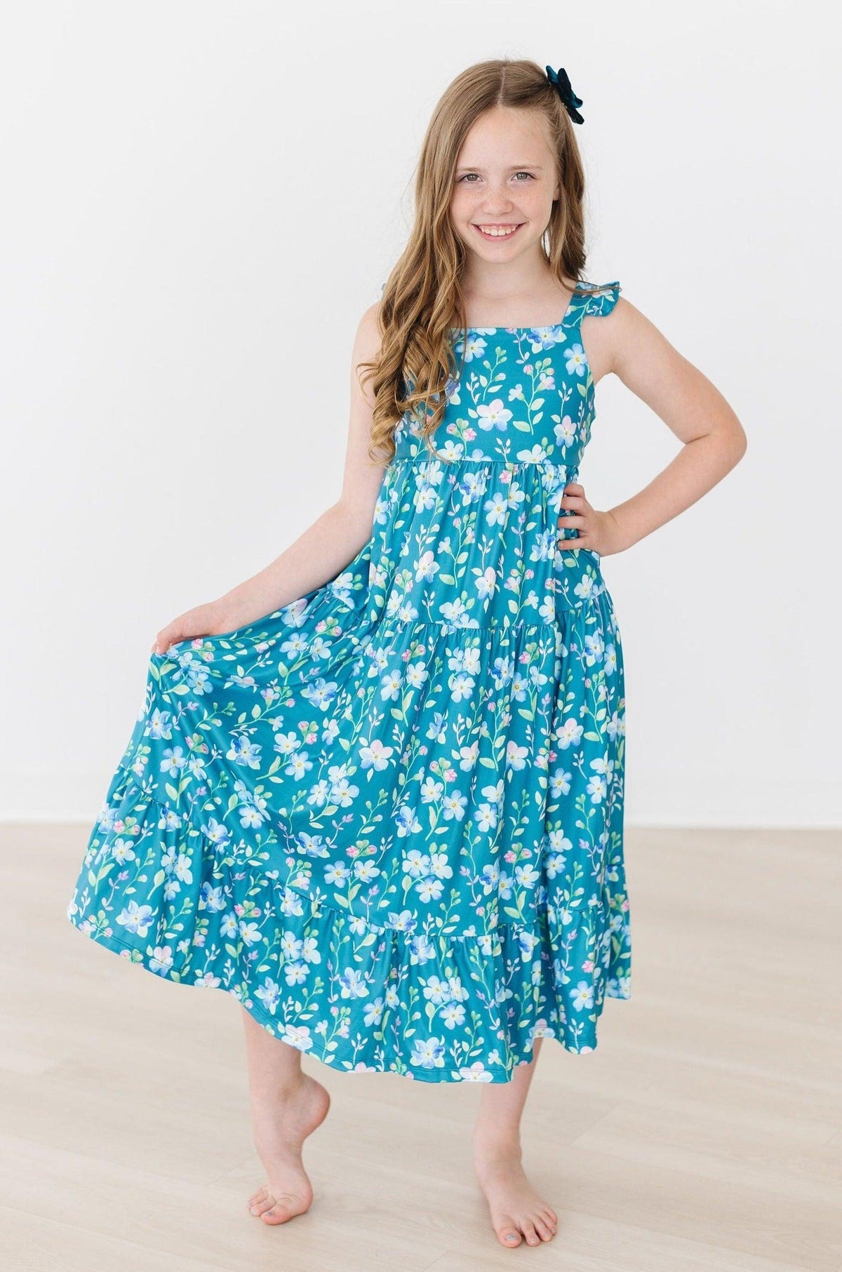 Floral Breeze Ruffle Maxi Dress 1