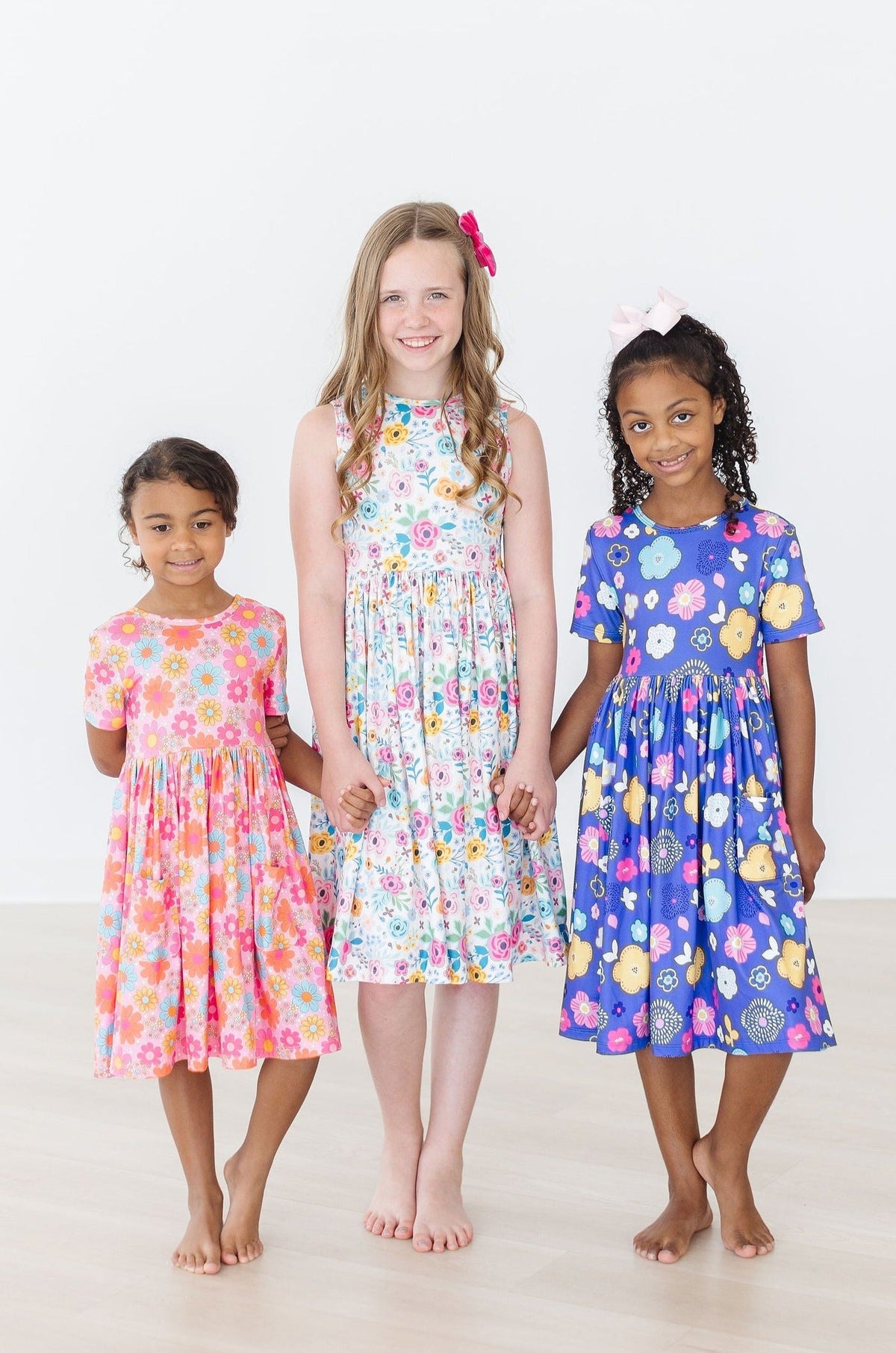 Floral Frenzy S/S Pocket Twirl Dress 3