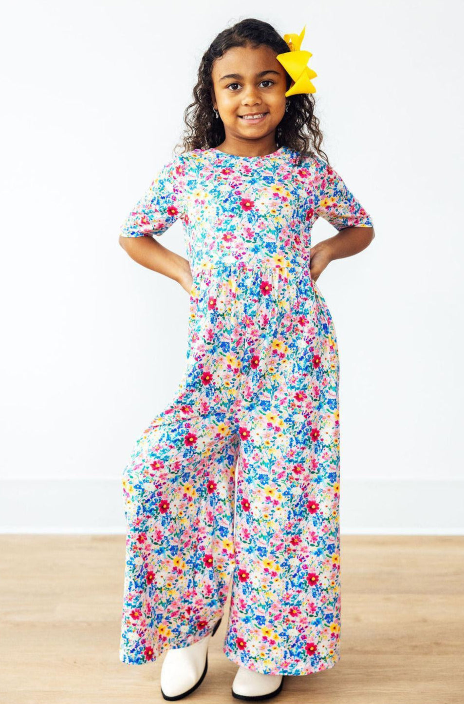 Fluttering Flowers Wide Leg Jumpsuit 4