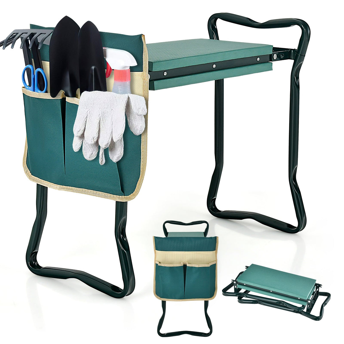 Folding Sturdy Garden Kneeler Pad and Cushion Seat 4