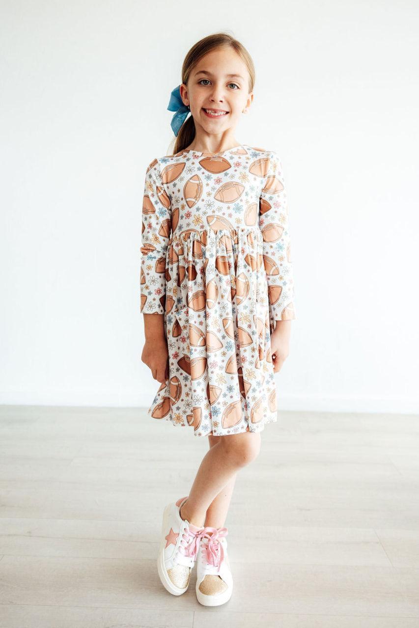 Football Friday L/S Pocket Twirl Dress 5