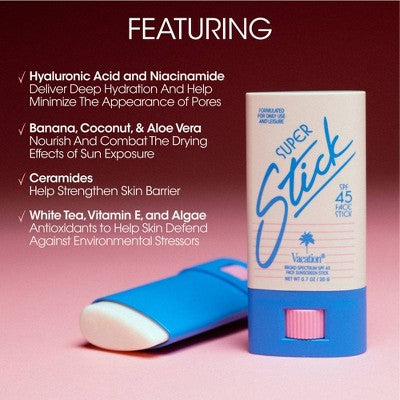 Vacation Super Stick Face SPF 45 - Imperfect Box 6