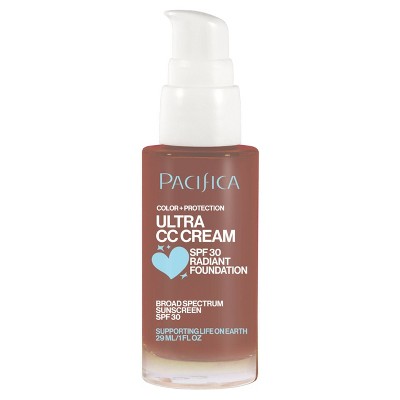 Pacifica Ultra CC Cream Radiant Foundation with SPF 17 Cool/Deep 1 fl oz - Imperfect Box 1