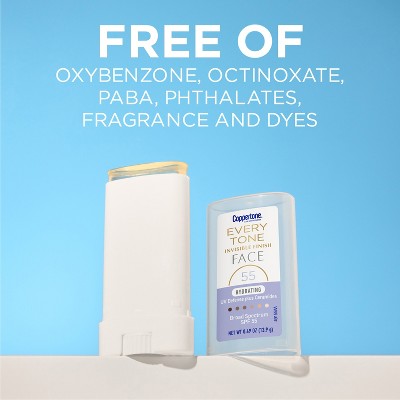 Coppertone Every Tone Sunscreen Face Stick SPF 55+ 0.49 fl oz - Imperfect Box 7