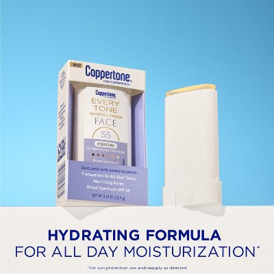 Coppertone Every Tone Sunscreen Face Stick SPF 55+ 0.49 fl oz - Imperfect Box 3
