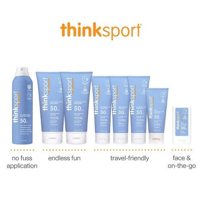 thinksport All Sheer Mineral Sunscreen Spray SPF 50 6oz - Imperfect Container 7