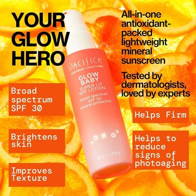 Pacifica Glow Baby Super Glow Face Lotion SPF 30 1.7 fl oz - Missing Box 8
