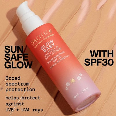 Pacifica Glow Baby Super Glow Face Lotion SPF 30 1.7 fl oz - Imperfect Box 7