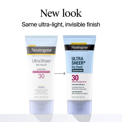 Neutrogena Ultra Sheer Dry-Touch Water Resistant Lotion SPF 30 5 fl oz - Imperfect Container 3