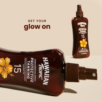 Hawaiian Tropic Tanning Oil Pump Spray SPF 15 8 fl oz - Imperfect Container 3