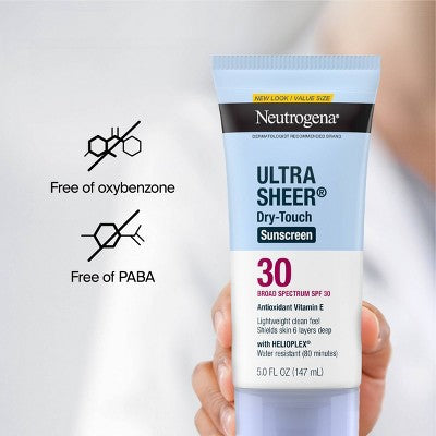 Neutrogena Ultra Sheer Dry-Touch Water Resistant Lotion SPF 30 5 fl oz - Imperfect Container 8