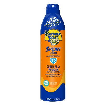 Banana Boat Ultra Sport Clear Sunscreen Spray SPF 30 9.5oz - Imperfect Container 1