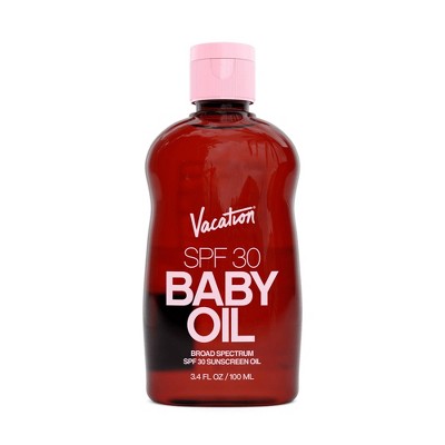 Vacation Baby Oil SPF 30 3.4 fl oz - Imperfect Container 1