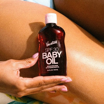 Vacation Baby Oil SPF 30 3.4 fl oz - Imperfect Container 6
