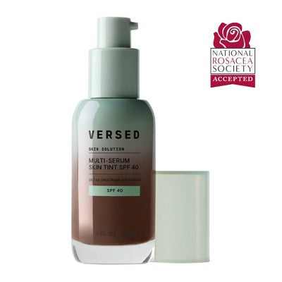 Versed Skin Solution Multi-Serum Skin Tint Foundation SPF 40 14C 1 fl oz - Imperfect Container 2