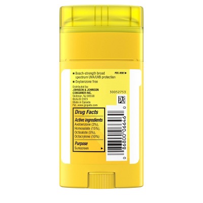 Neutrogena Beach Defense Water Resistant Kids& Sunscreen Stick SPF50 1.5oz - Imperfect Container 2