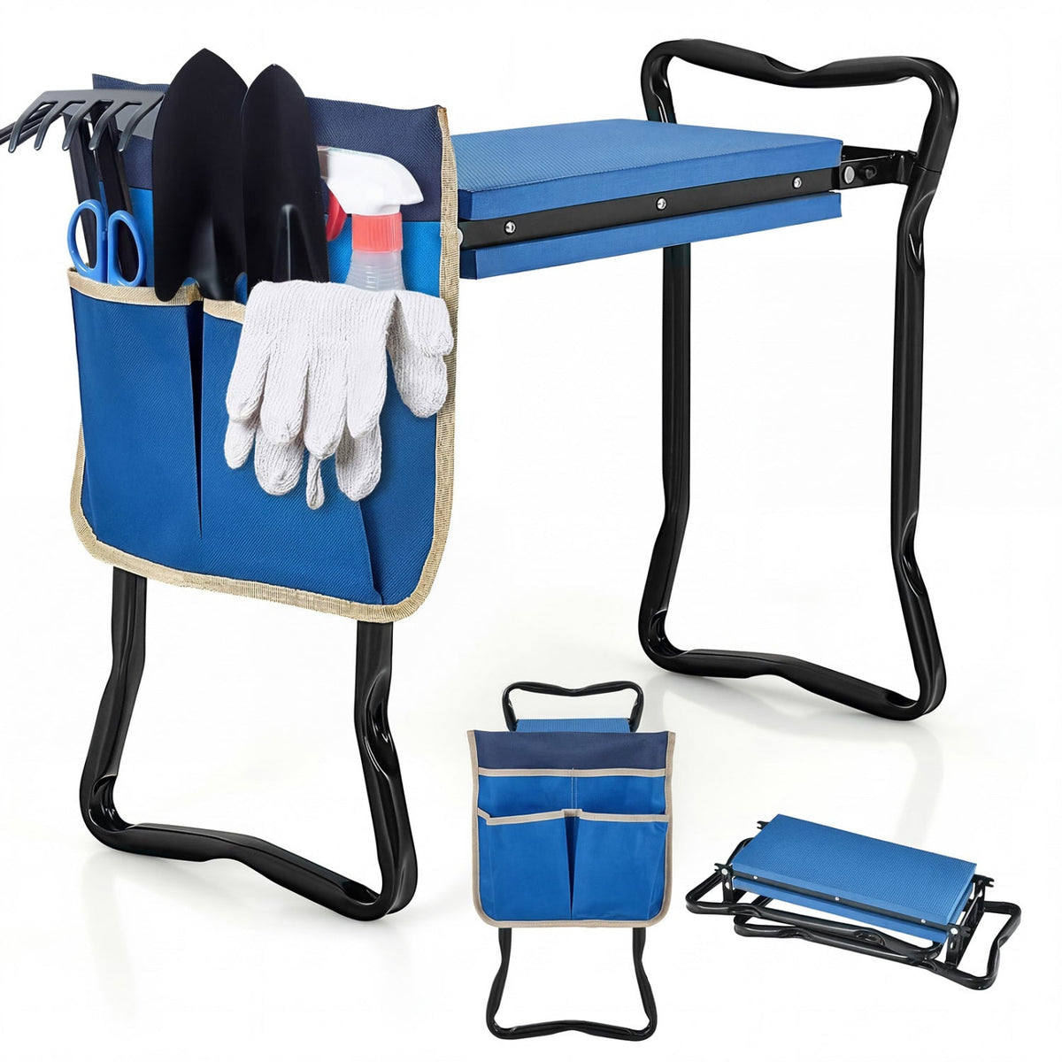 Folding Sturdy Garden Kneeler Pad and Cushion Seat 9