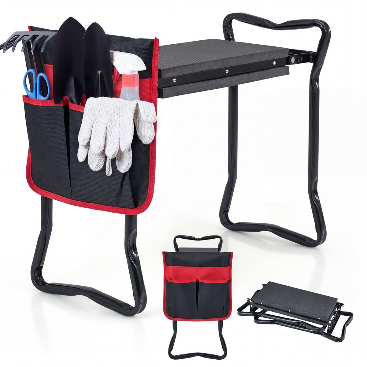 Folding Sturdy Garden Kneeler Pad and Cushion Seat 10