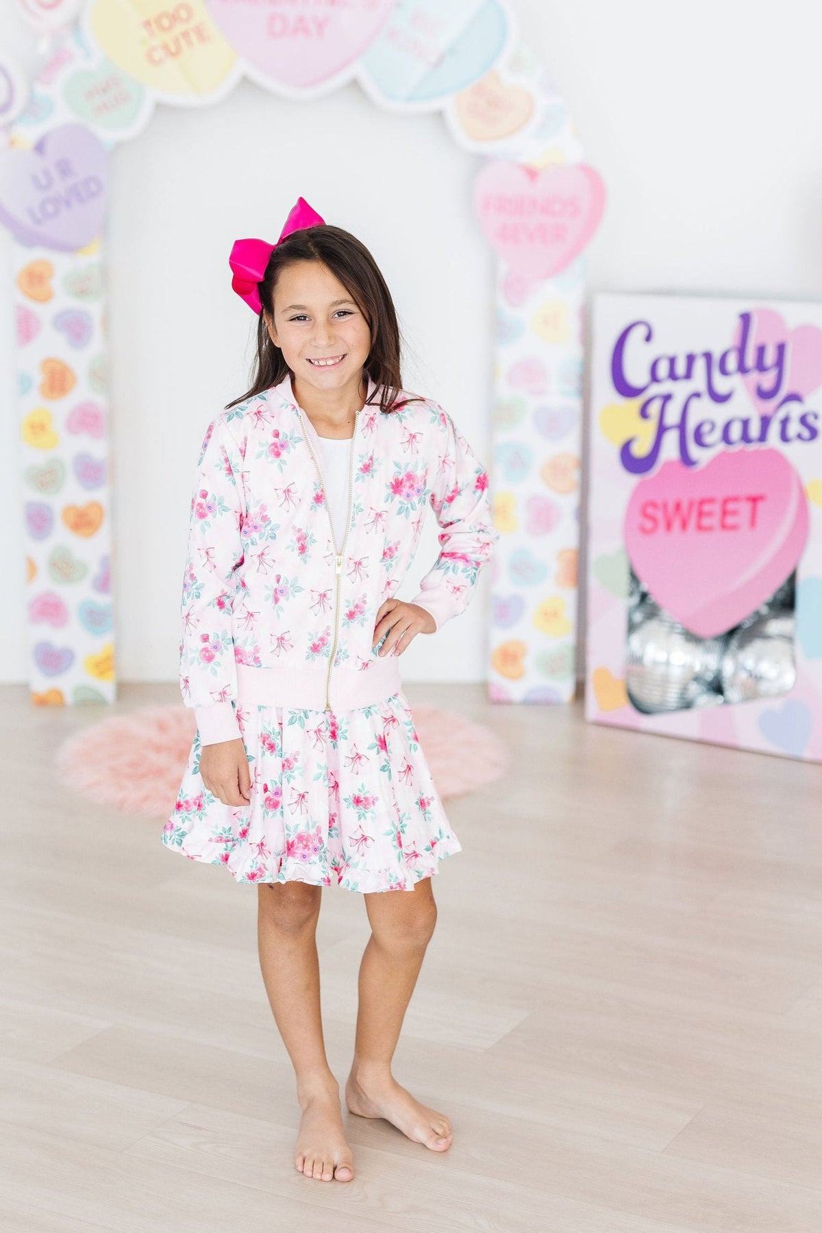 Gingham Bows Ruffle Twirl Skort 4