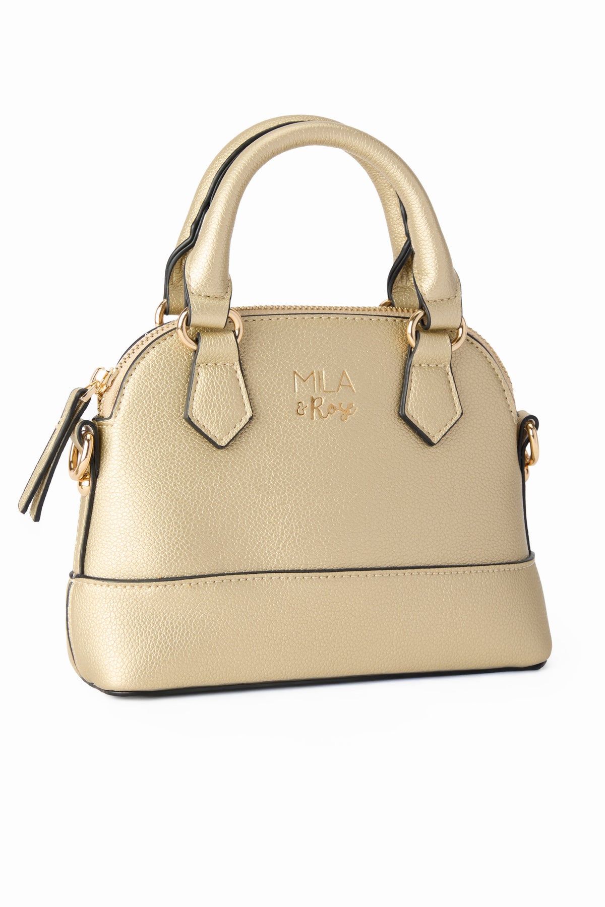 SALE Gold Metallic Girl's Crossbody Purse 1