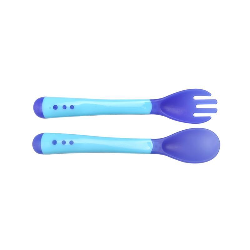 Unique Spoon and Fork Set For Newborn Baby Eating Training Easy To Hold for  Feeding Food Children Flatware Feeding Forks 3