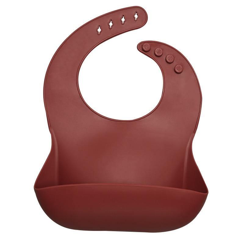 Silicon Breastplate Baby Bib Waterproof Solid Infant Bandana Bibs Newborn Feeding Burp Cloth Bib For Kids 31