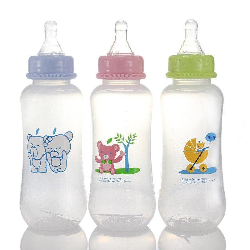 Baby Bottle Cartoon Animal Newborn Bottle Training Anti-flatulence Cup Portable Baby Doodle Bottle For Kids 9