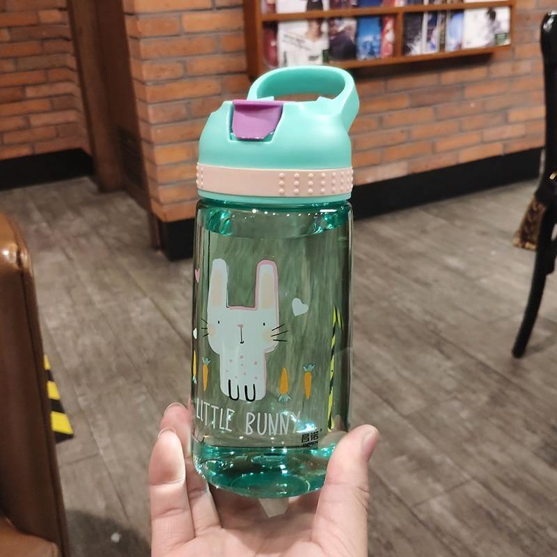 Baby Bottle Infant Newborn Cup Children Learn Feeding Drinking Bottle Kids Straw Juice Water Bottles For Kids 6