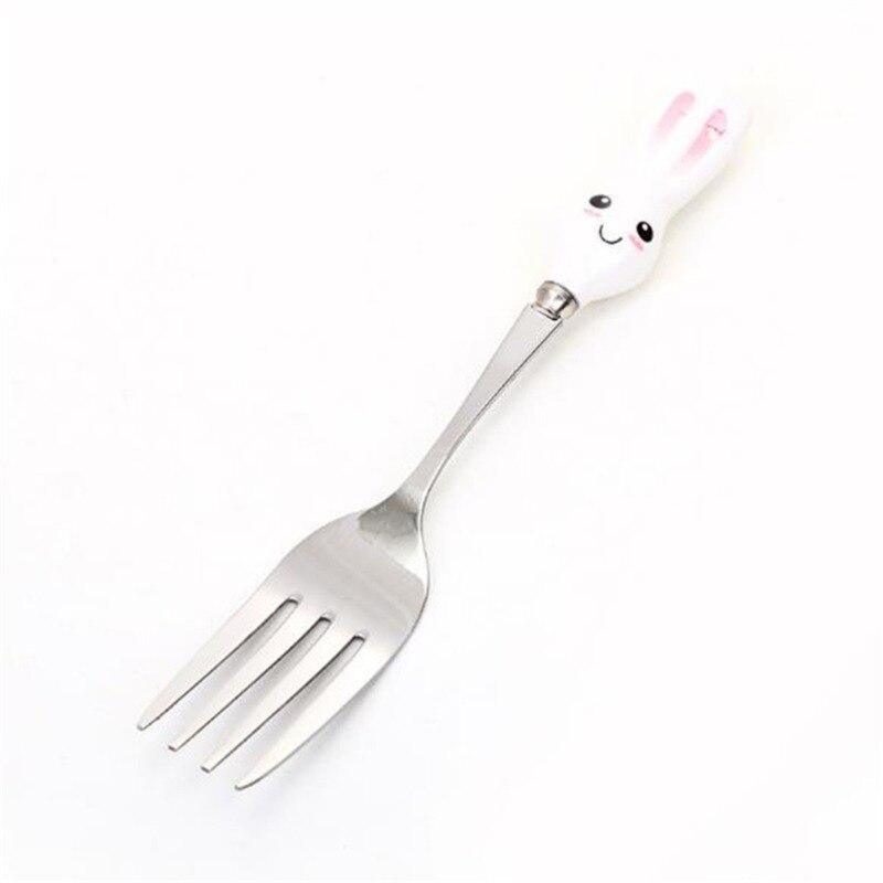 Baby Gadgets Tableware Set Children Utensil Stainless Steel Toddler Dinnerware Cutlery Cartoon Infant Food Feeding Spoon and Fork 13