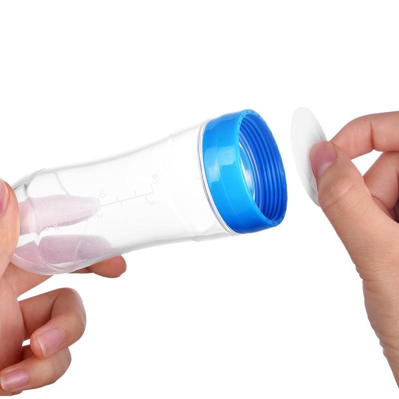 NEW Baby Feeding Bottle Spoon With Silicone Spoon Newborn Infant Squeeze Spoon Toddler Supplement food Bottle Feeder For Kids and Baby 19