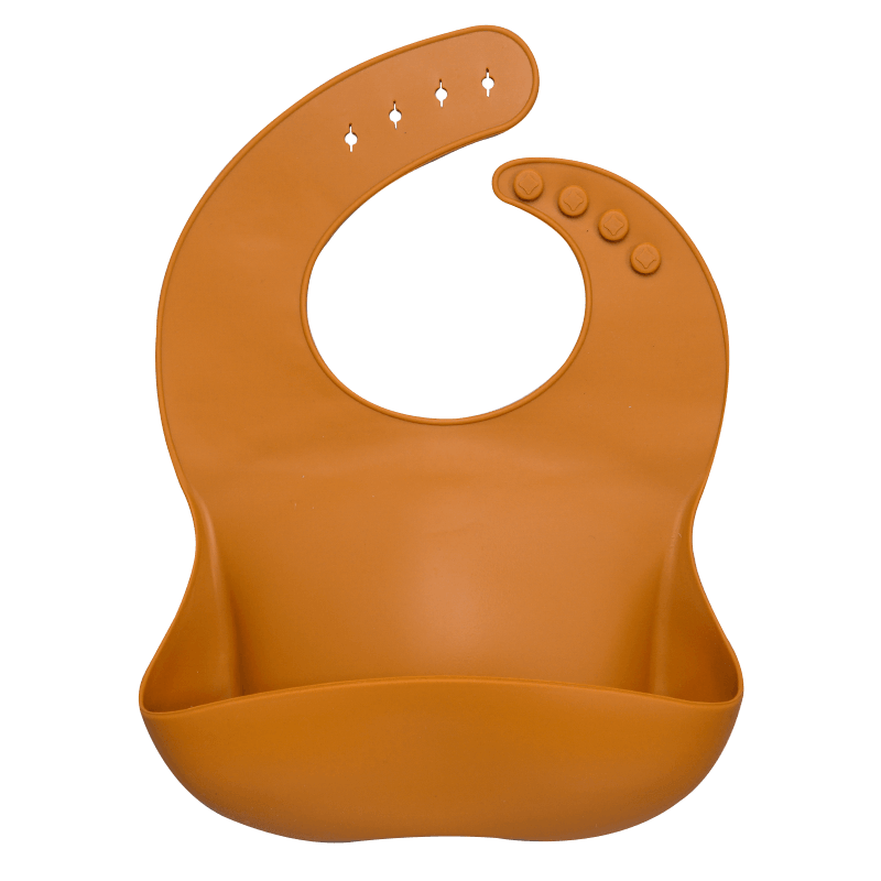 Silicon Breastplate Baby Bib Waterproof Solid Infant Bandana Bibs Newborn Feeding Burp Cloth Bib For Kids 18