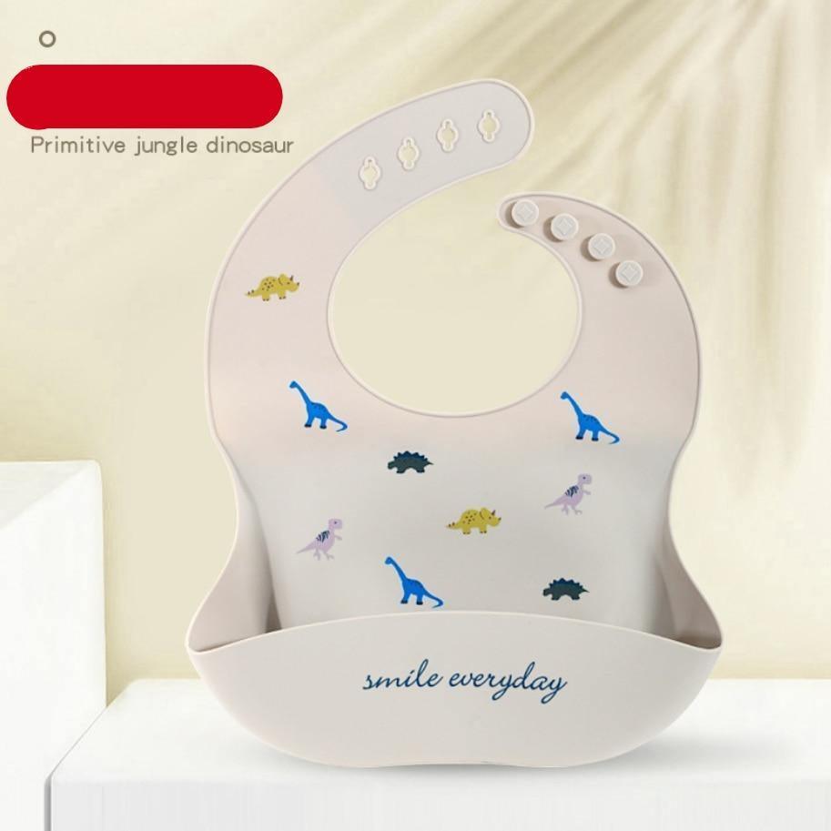 Silicon Breastplate Baby Bib Waterproof Solid Infant Bandana Bibs Newborn Feeding Burp Cloth Bib For Kids 44