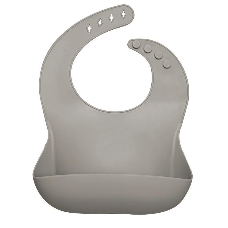Silicon Breastplate Baby Bib Waterproof Solid Infant Bandana Bibs Newborn Feeding Burp Cloth Bib For Kids 32