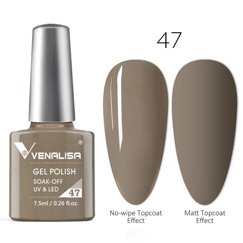 Luxury Color Nail Gel Venalisa Gel Nail Polish Lacquer Soak Off UV LED Long Lasting Nail Gel Varnish Good Price Super Gel Polish 17
