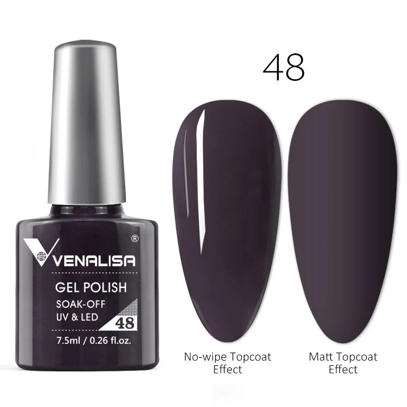 Luxury Color Nail Gel Venalisa Gel Nail Polish Lacquer Soak Off UV LED Long Lasting Nail Gel Varnish Good Price Super Gel Polish 51