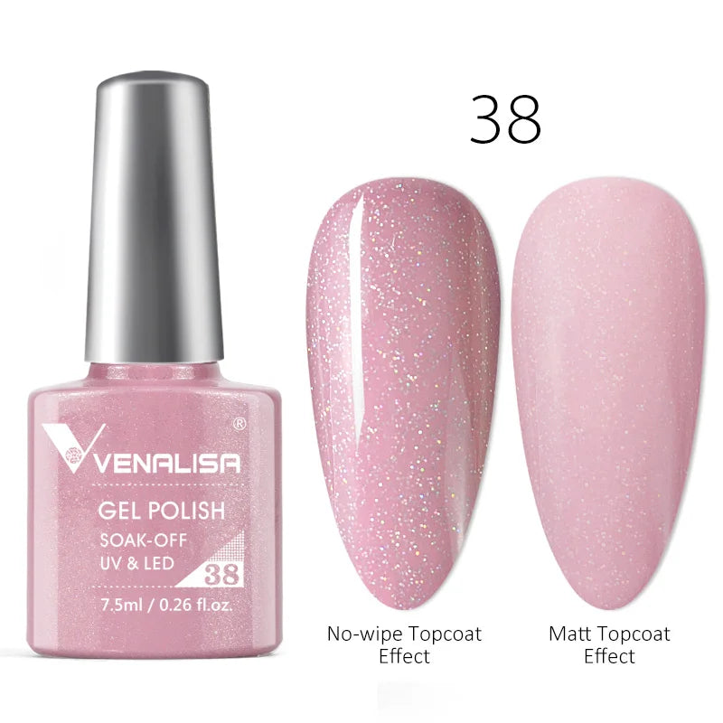 Luxury Color Nail Gel Venalisa Gel Nail Polish Lacquer Soak Off UV LED Long Lasting Nail Gel Varnish Good Price Super Gel Polish 62