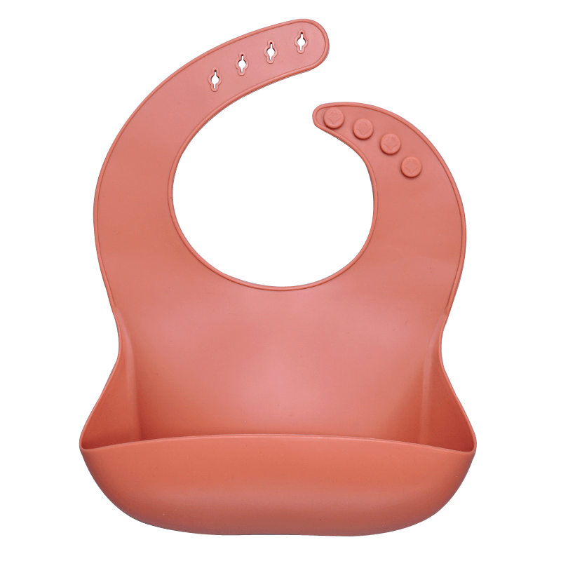 Silicon Breastplate Baby Bib Waterproof Solid Infant Bandana Bibs Newborn Feeding Burp Cloth Bib For Kids 12