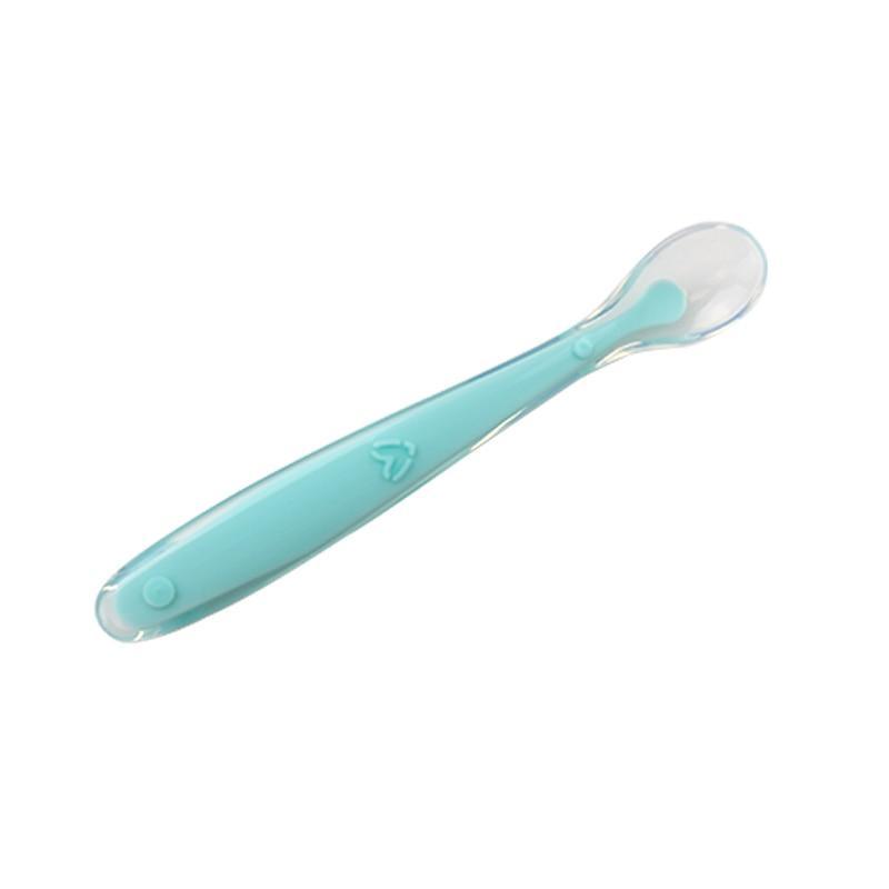 New Baby Soft Silicone Spoon Temperature Sensing Spoon Children Food Baby Feeding Tools Unique Design Perfect For Parents 9
