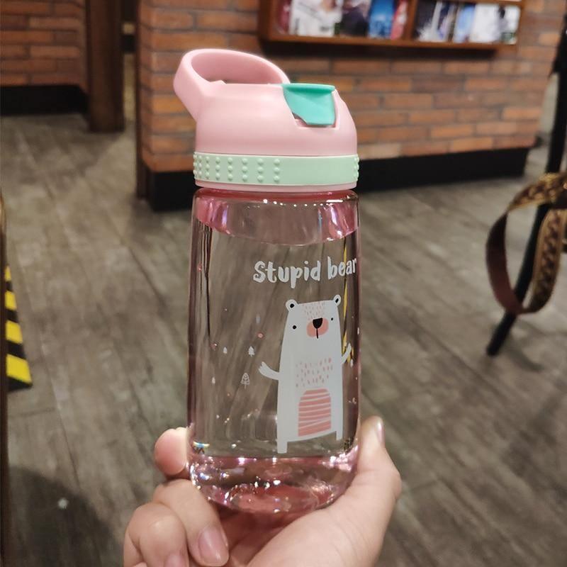 Baby Bottle Infant Newborn Cup Children Learn Feeding Drinking Bottle Kids Straw Juice Water Bottles For Kids 8