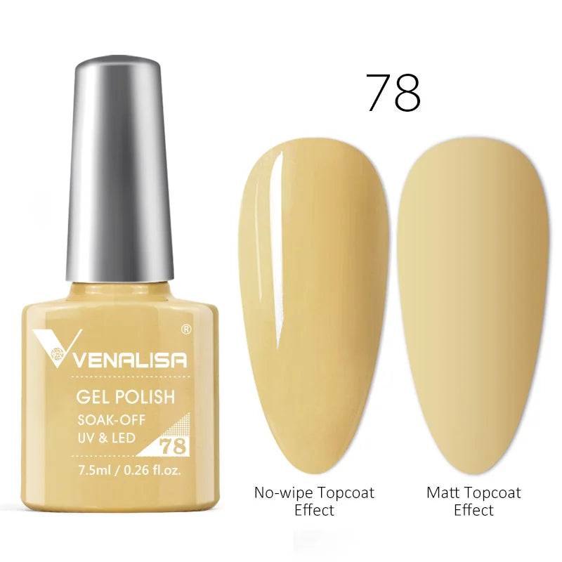Luxury Color Nail Gel Venalisa Gel Nail Polish Lacquer Soak Off UV LED Long Lasting Nail Gel Varnish Good Price Super Gel Polish 52