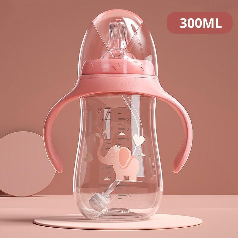 Baby Bottles Drinking Cup Feeding Bottle Wide-Caliber Drinking Milk Drinking Water Dual-use Bottle For baby and Kids 14