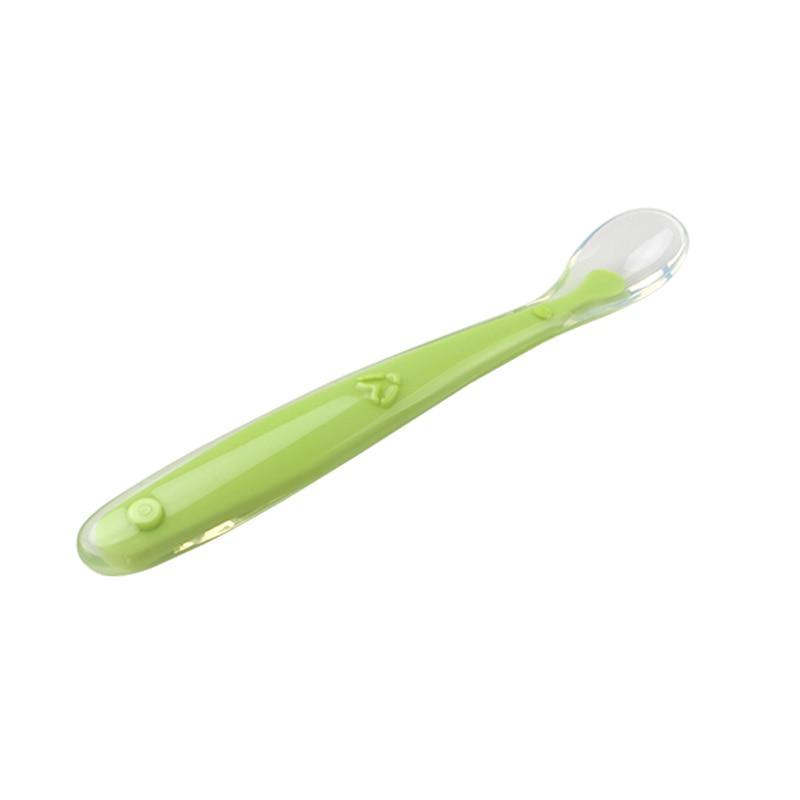 New Baby Soft Silicone Spoon Temperature Sensing Spoon Children Food Baby Feeding Tools Unique Design Perfect For Parents 7